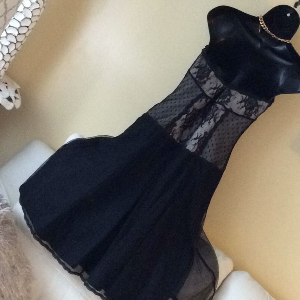 LACE💞WHITE house BLACK market 💞dress - Picture 5 of 8